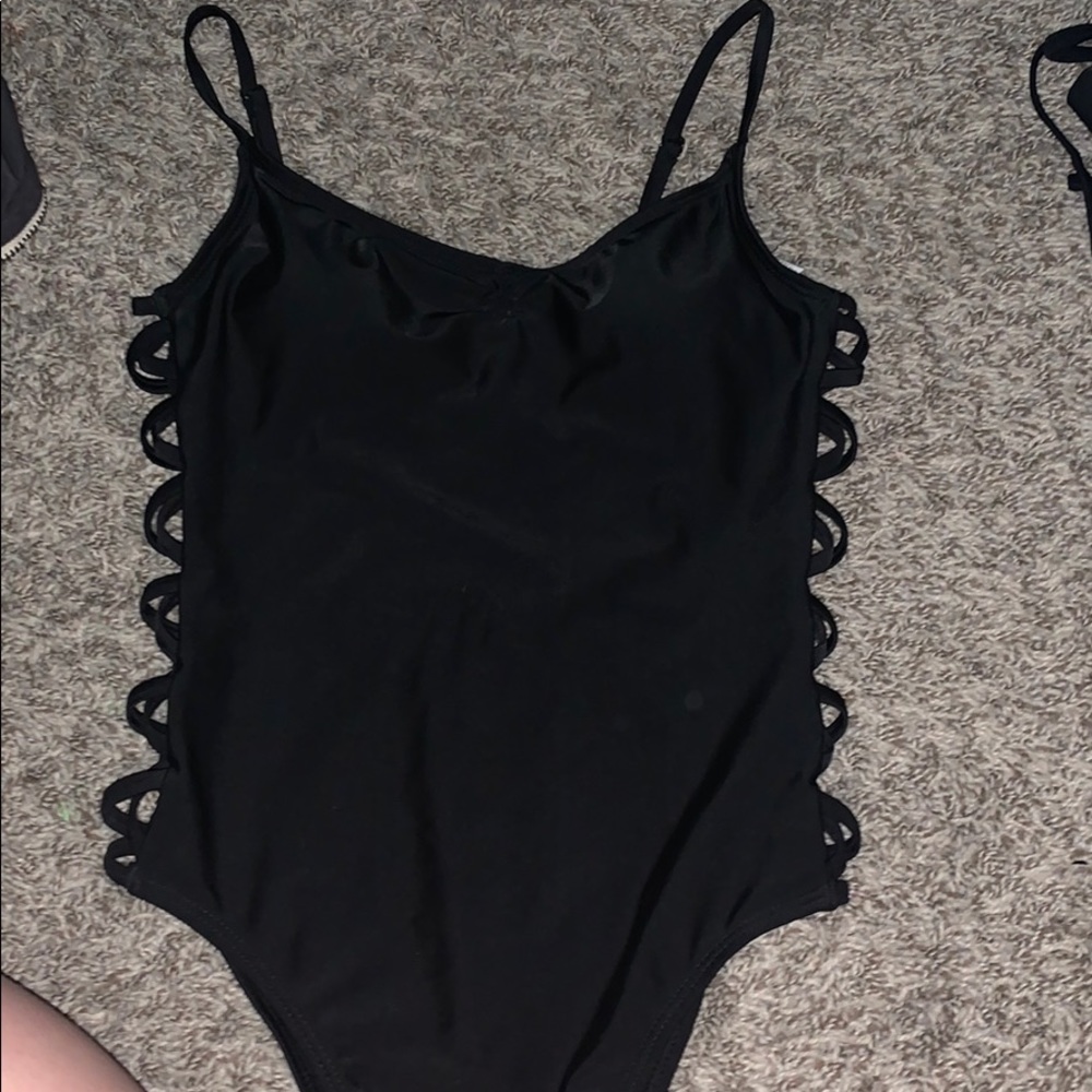 black one peice aerie swimsuit